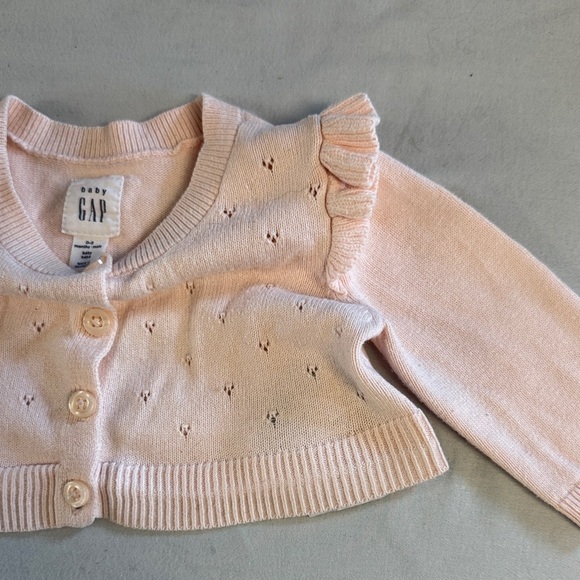 GAP Soft Pink Baby Cardigan - Picture 3 of 4